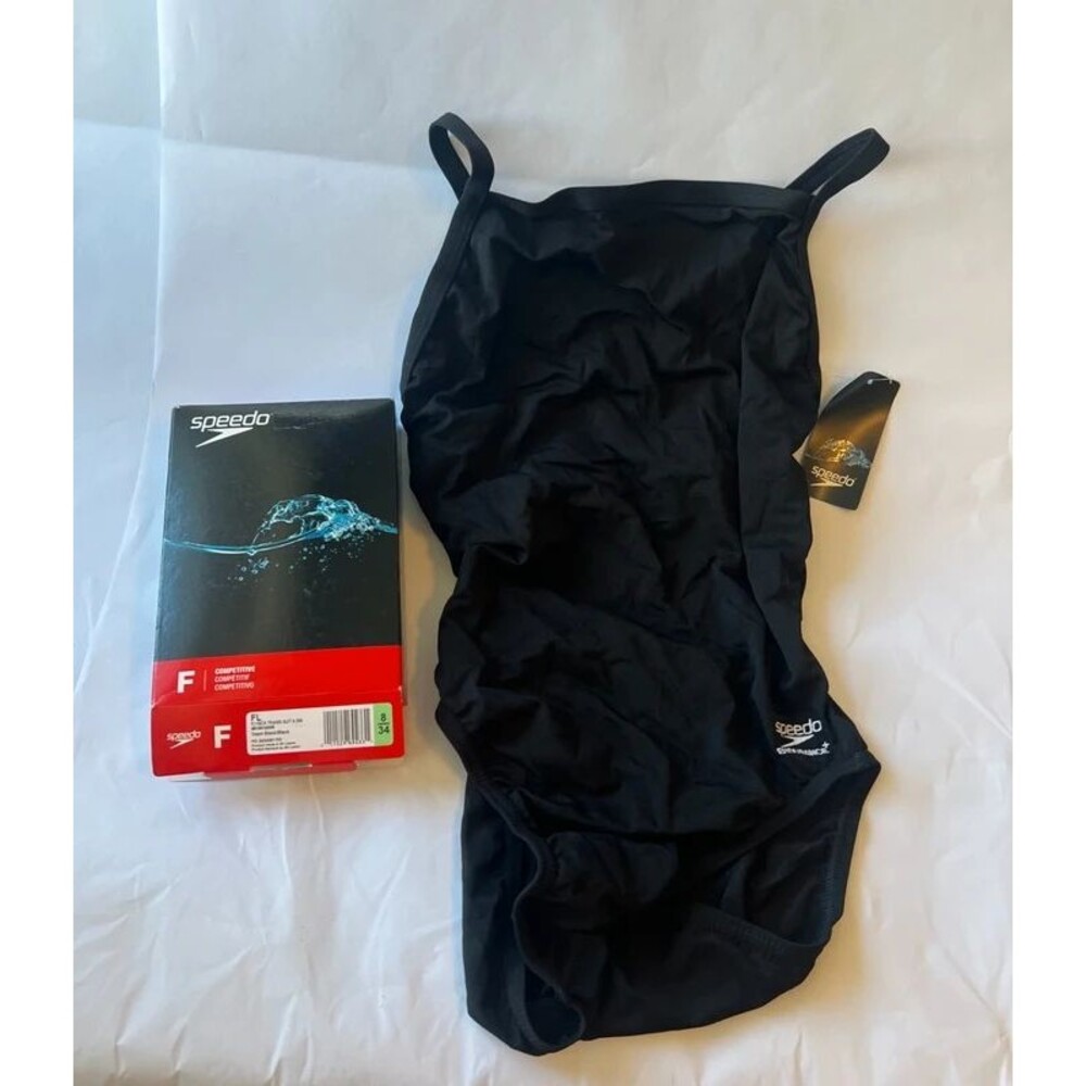 NWT Speedo Flyback Training Suit Size 8/34